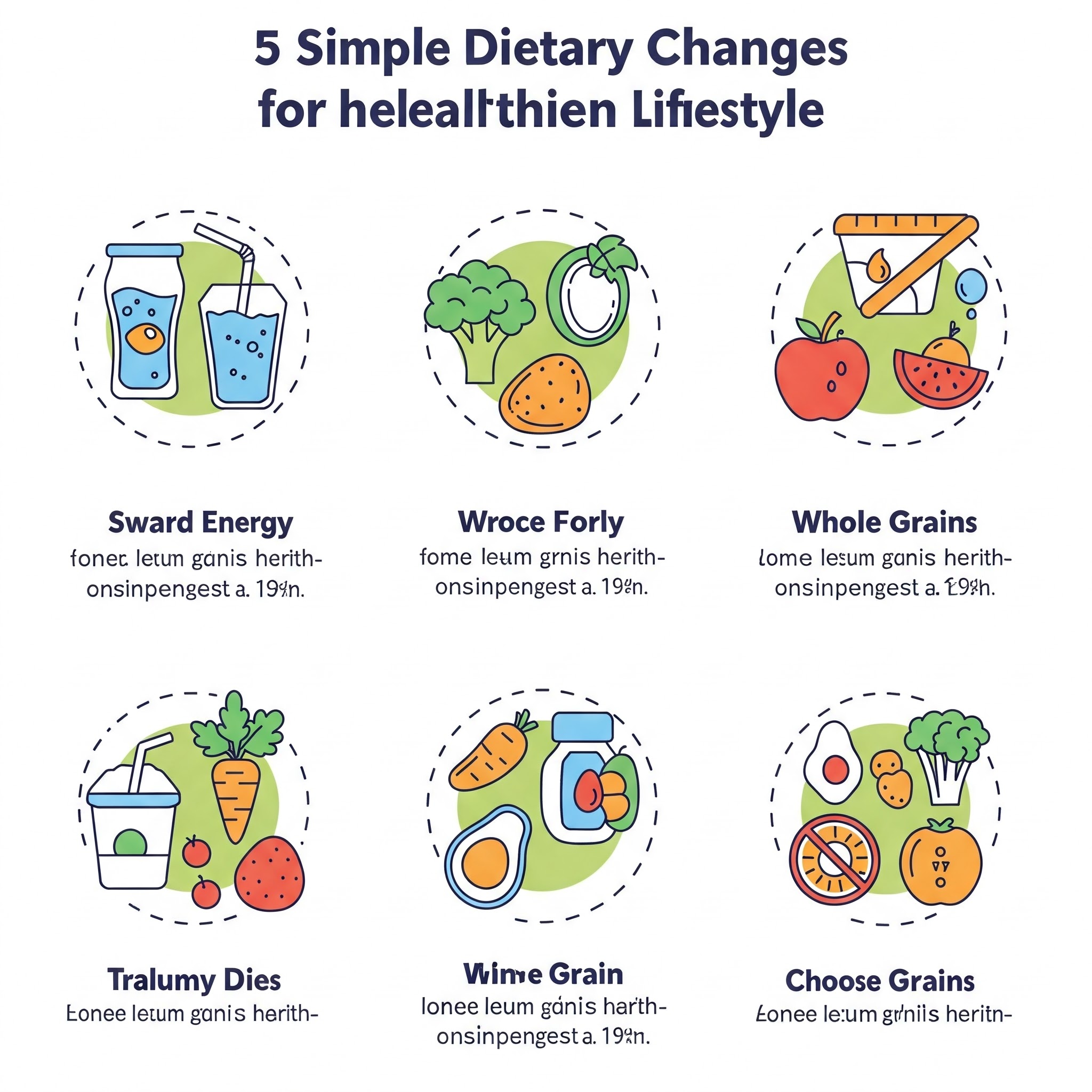 Five easy diet changes for a healthier