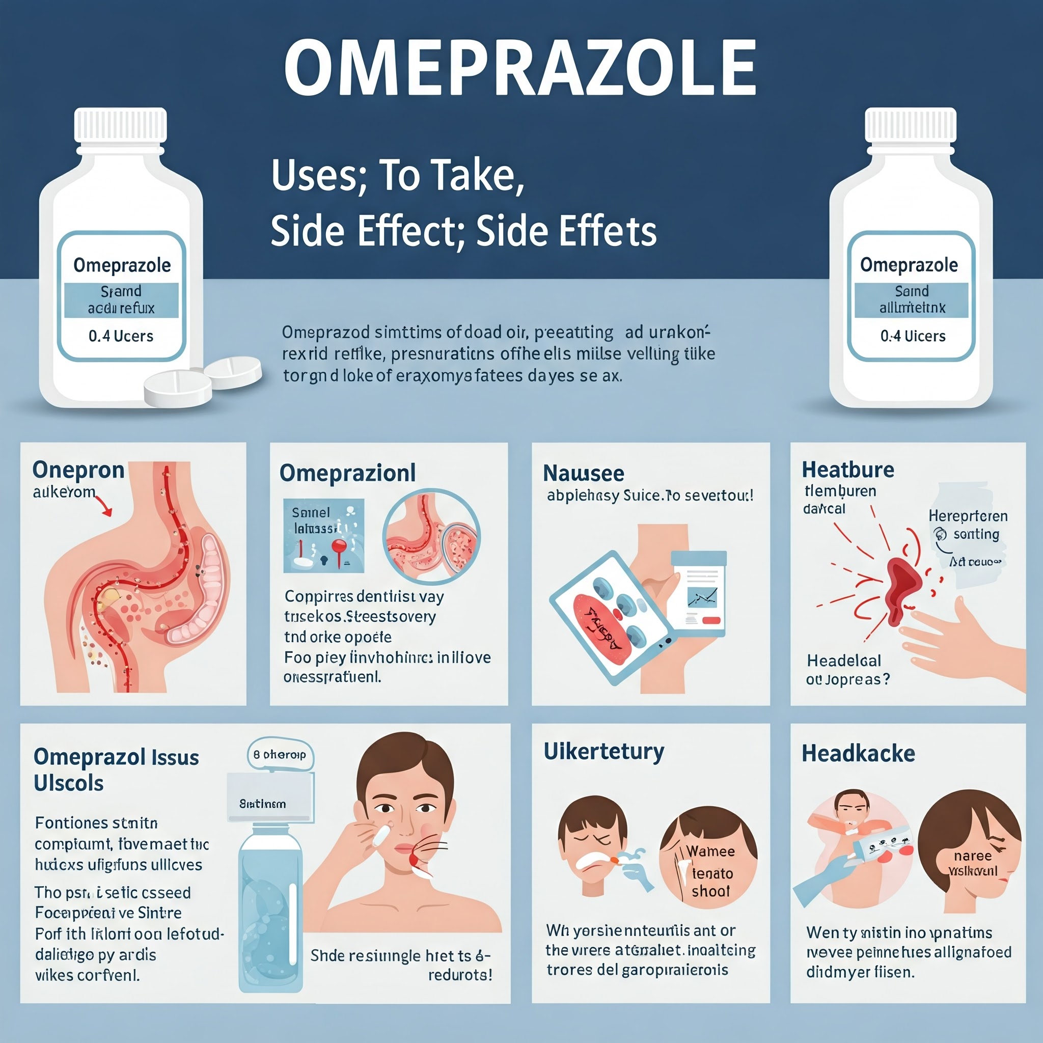Omeprazole: uses, how to take, side effects