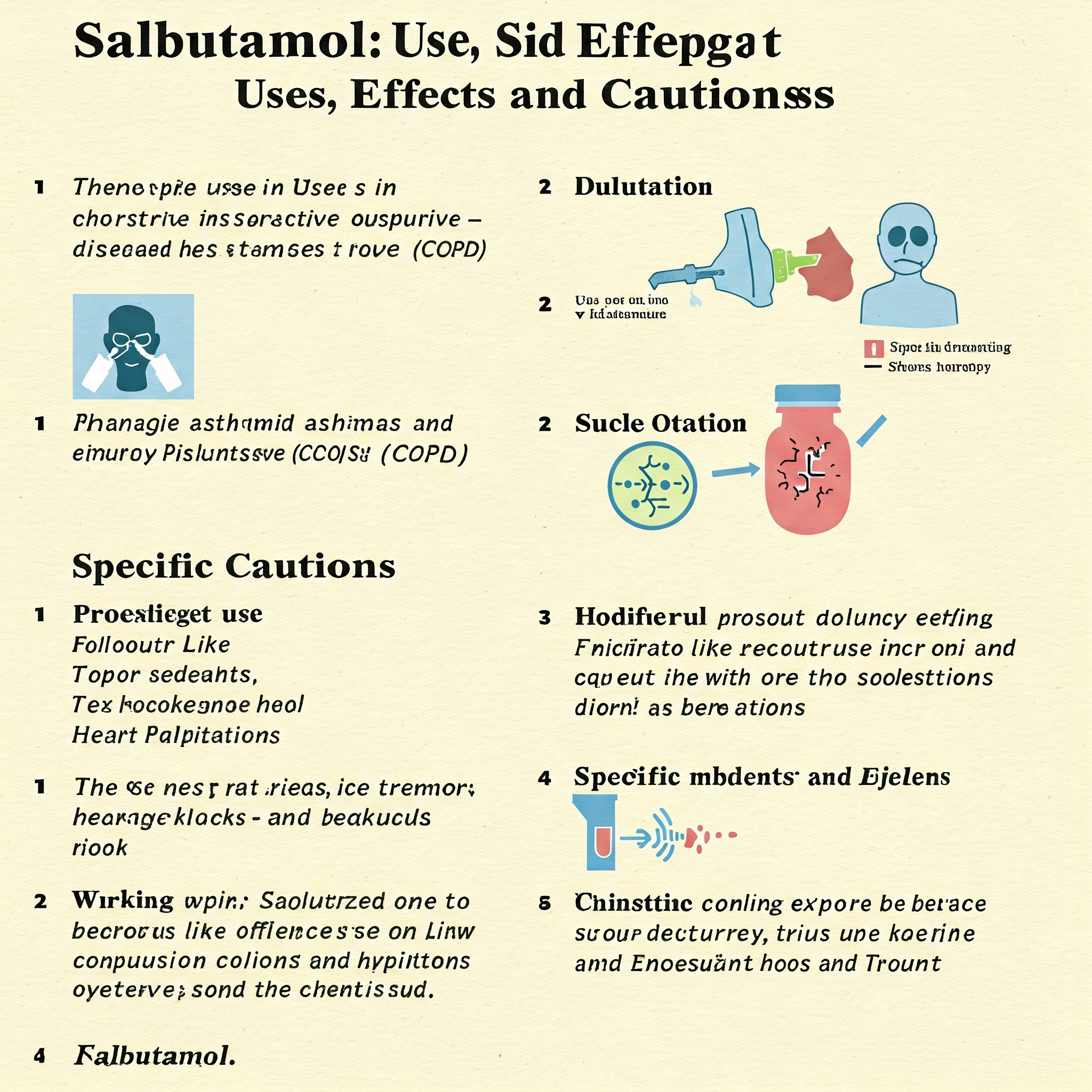 Salbutamol: uses, side effects and cautions