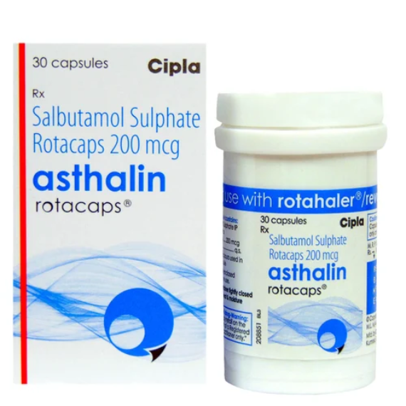 Asthalin Rotacaps 200 Mcg