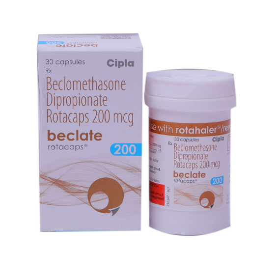 Beclate Rotacaps 200 Mcg