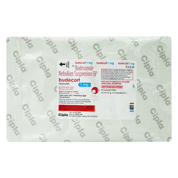 Budecort Respules 0.1 Mg 1Mg Per 2Ml